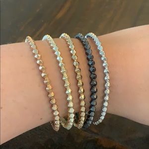 Kendra Scott Set of 5 Mixed Metal Bangles